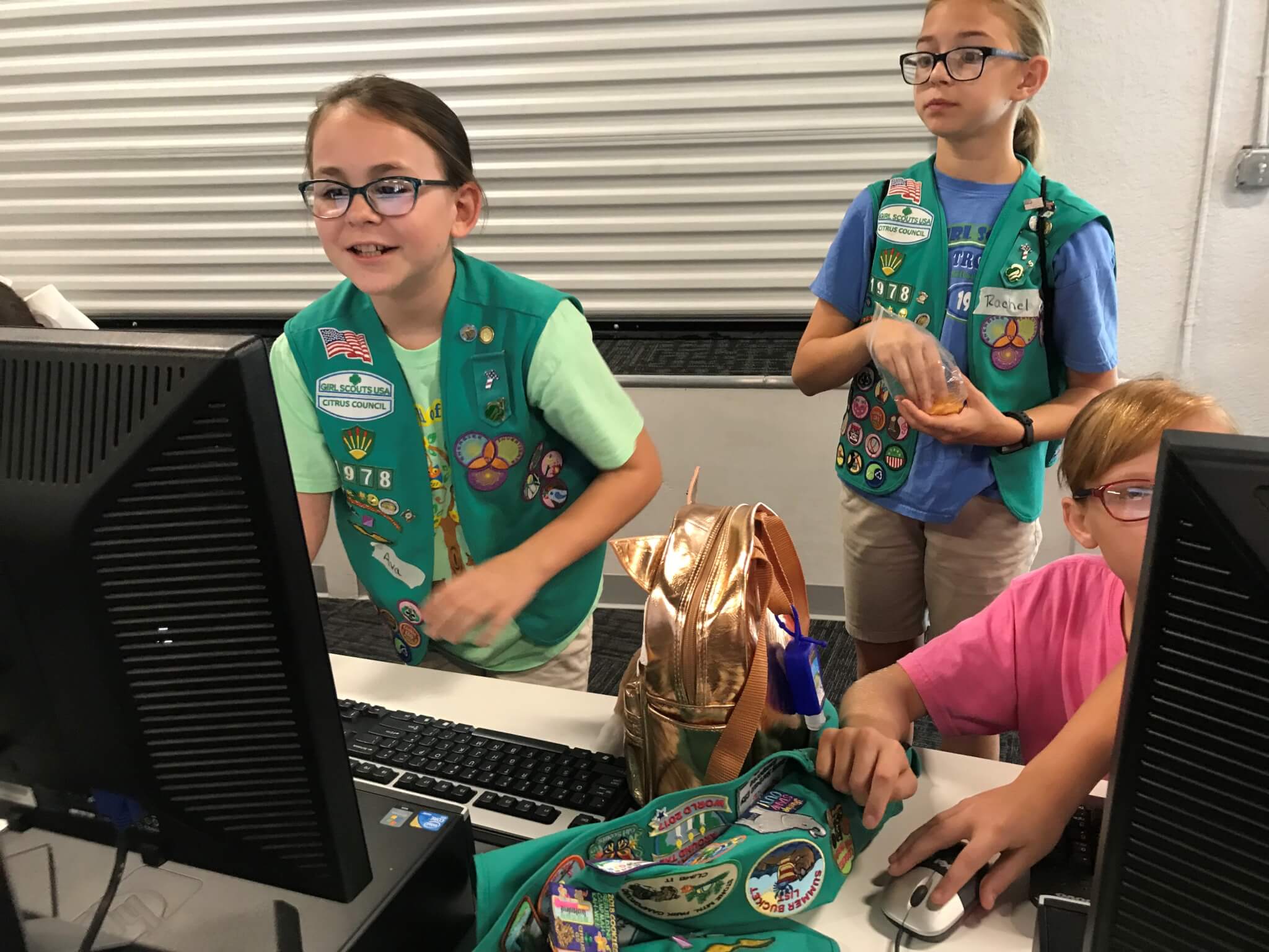 Girl Scouts visit Codecraft Works