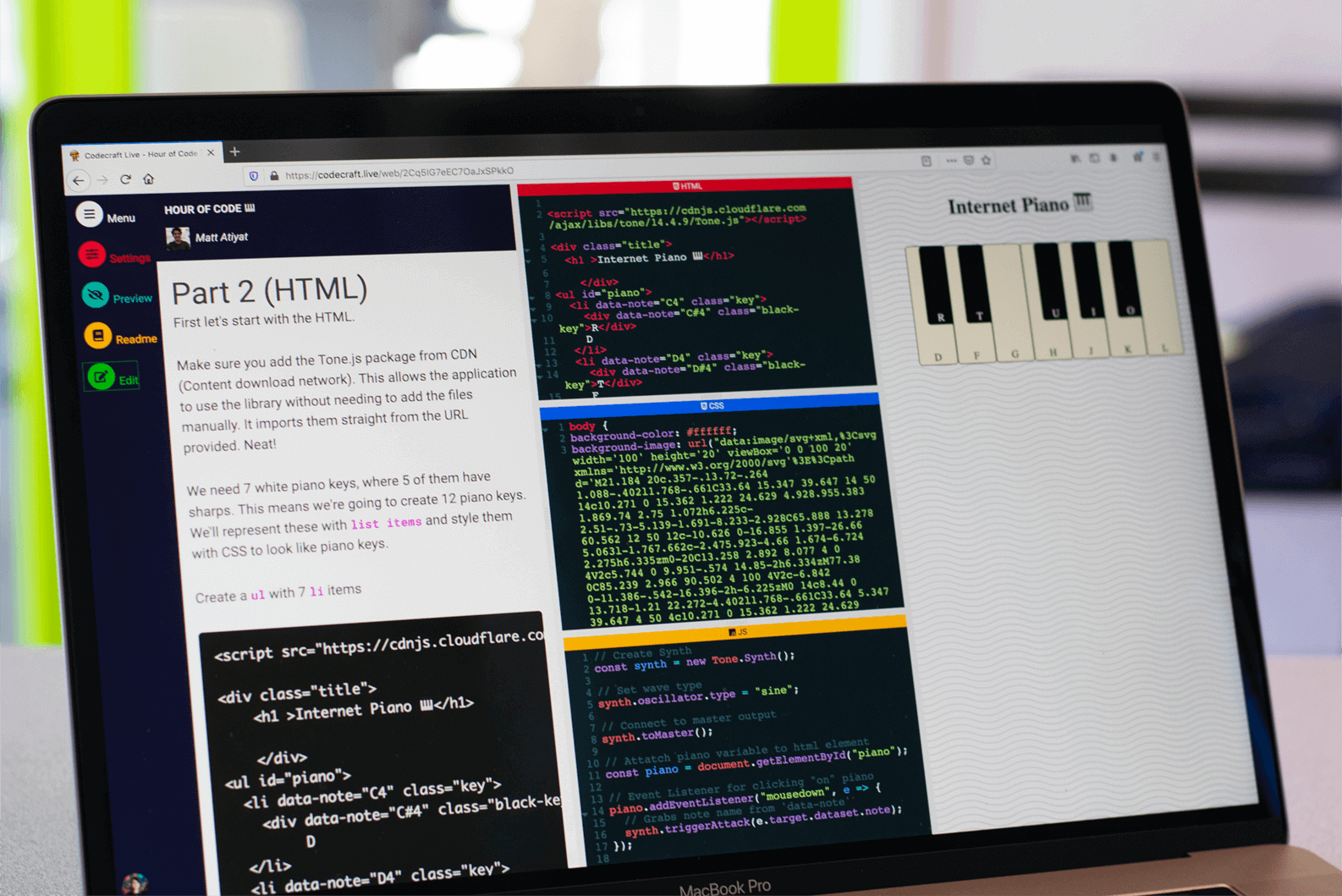 Codecraft Works Web App Editor